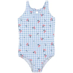 NANö S26S18-02-2 - Little Girls' One-Pice Swimsuit BLEU