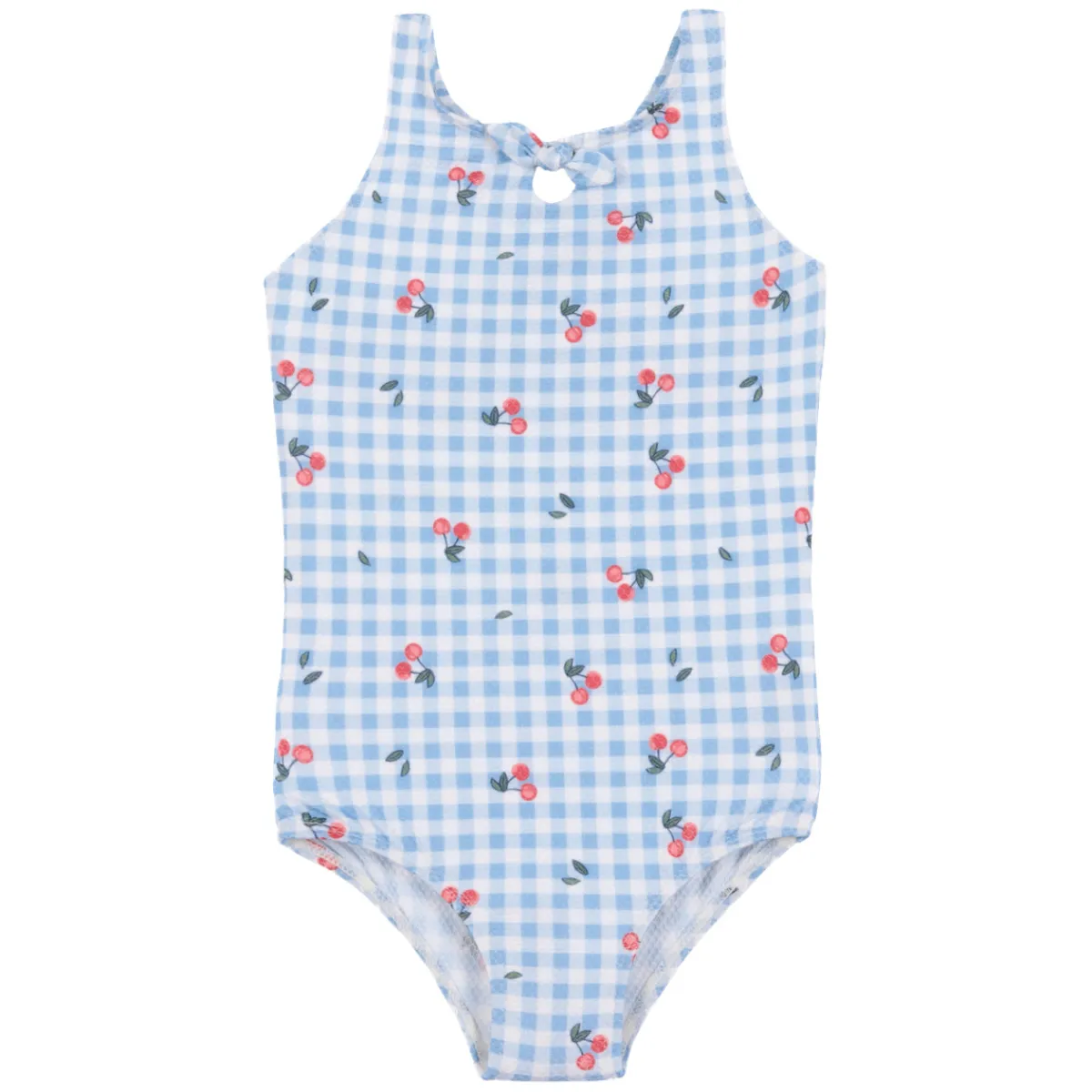 NANö S26S18-02-2 - Little Girls' One-Pice Swimsuit BLEU
