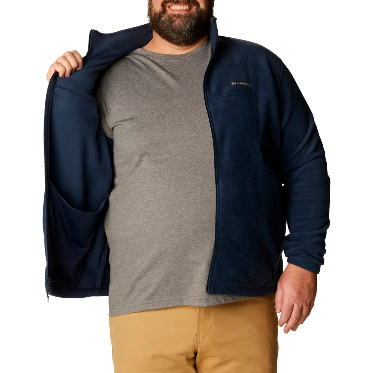COLUMBIA Clothing|Mid-Season And Aerobic Jackets^Steens Mountain 2.0 (Plus Size) - Men's Full-Zip Fleece Jacket