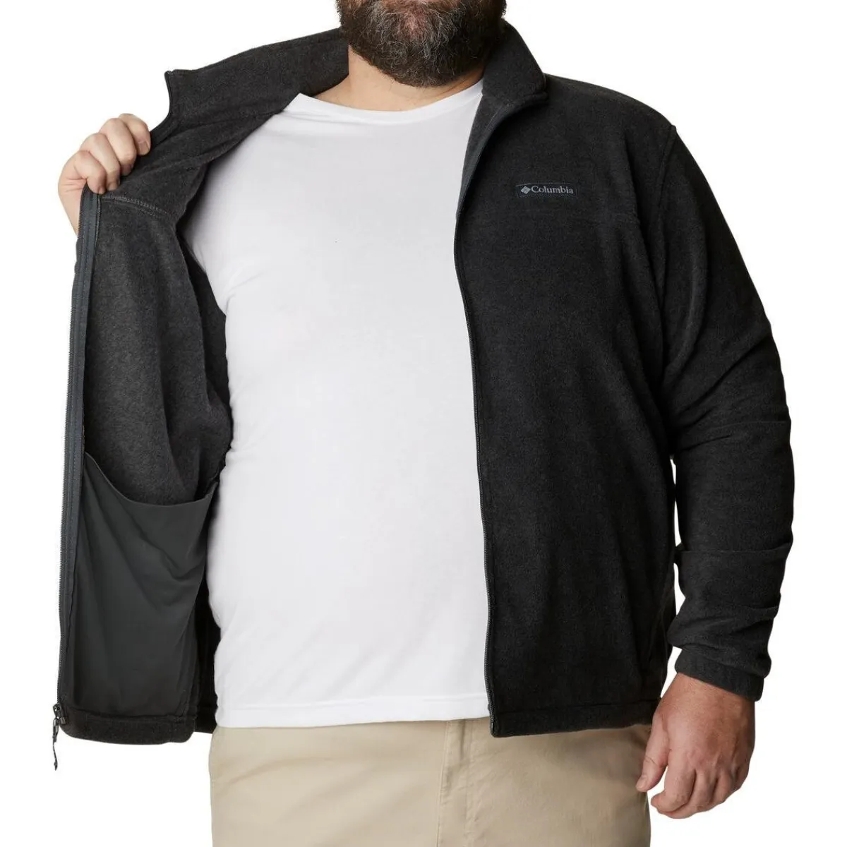 COLUMBIA Clothing|Mid-Season And Aerobic Jackets^Steens Mountain 2.0 (Plus Size) - Men's Full-Zip Fleece Jacket