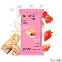 KRONO NUTRITION Energy Gels And Bars|Nutrition^Strawberry and Cream - Energy Rice Cake