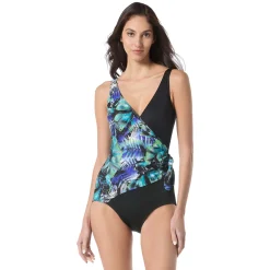 Women GABAR Training Swimsuits|One-Piece Swimsuits^Surplice One Piece - Women's Aquafitness One-Piece Swimsuit