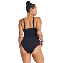 EVERYDAY SUNDAY Tankini - Women's Tankini Top BLACK