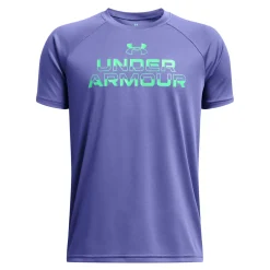 BOY UNDER ARMOUR Sportswear^Tech Split Wordmark - Boys' Athletic T-Shirt