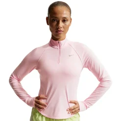 Women NIKE Long Sleeves And Sweaters|Running Clothing^Tempo - Women's Half-Zip Running Sweater