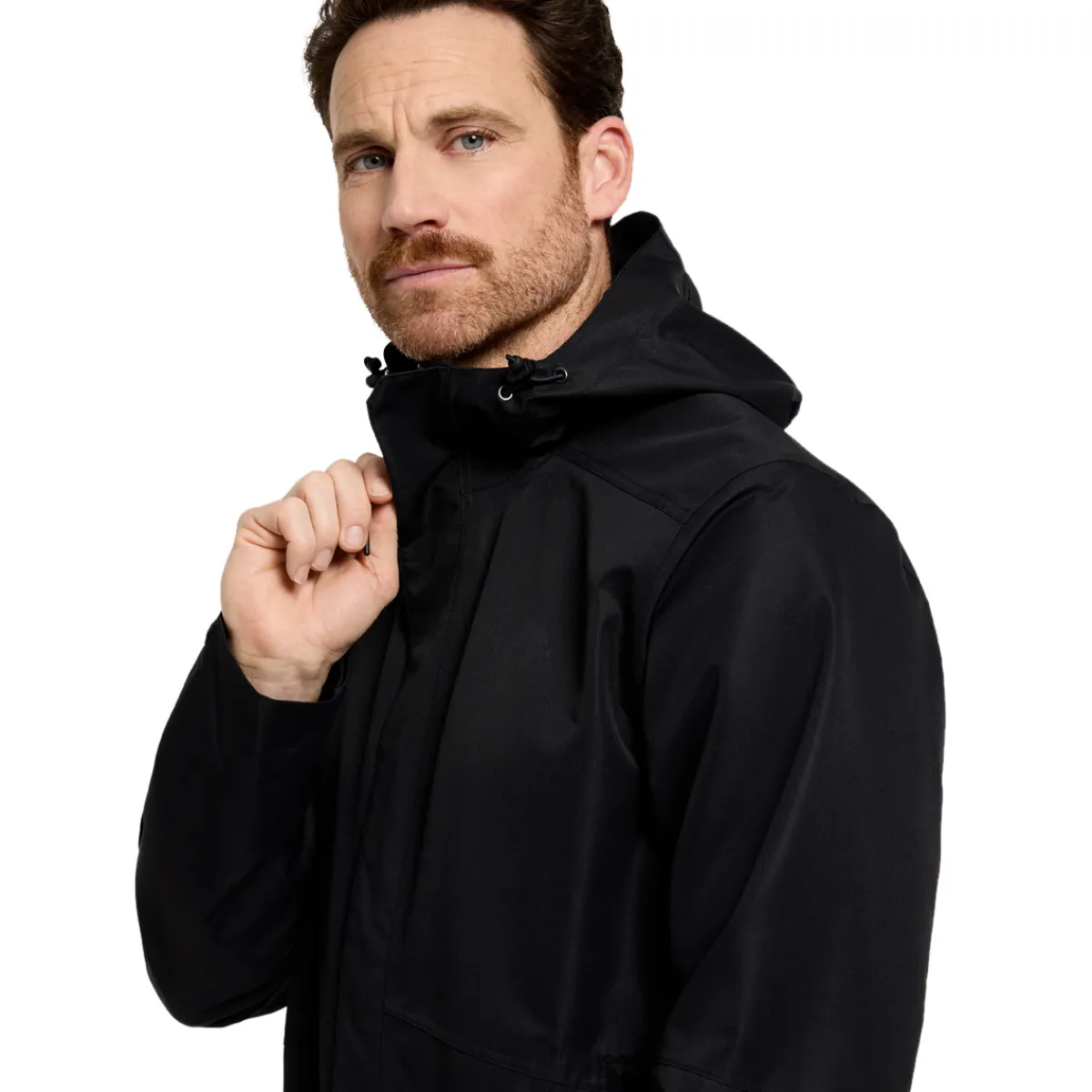 New MCKINLEY Terang III - Men's Hooded Rain Jacket