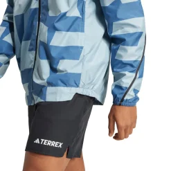 ADIDAS Mid-Season And Aerobic Jackets|Trail Running Clothing^Terrex Multi Printed - Men's Trail Running Jacket