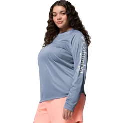 Women COLUMBIA Long Sleeves And Sweaters^Tidal II (Plus Size) - Women's Long-Sleeved Shirt