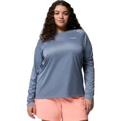 Women COLUMBIA Long Sleeves And Sweaters^Tidal II (Plus Size) - Women's Long-Sleeved Shirt