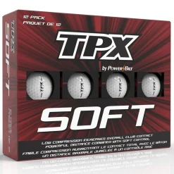 POWERBILT Golf Balls^TPX Distance - Box of 12 golf balls