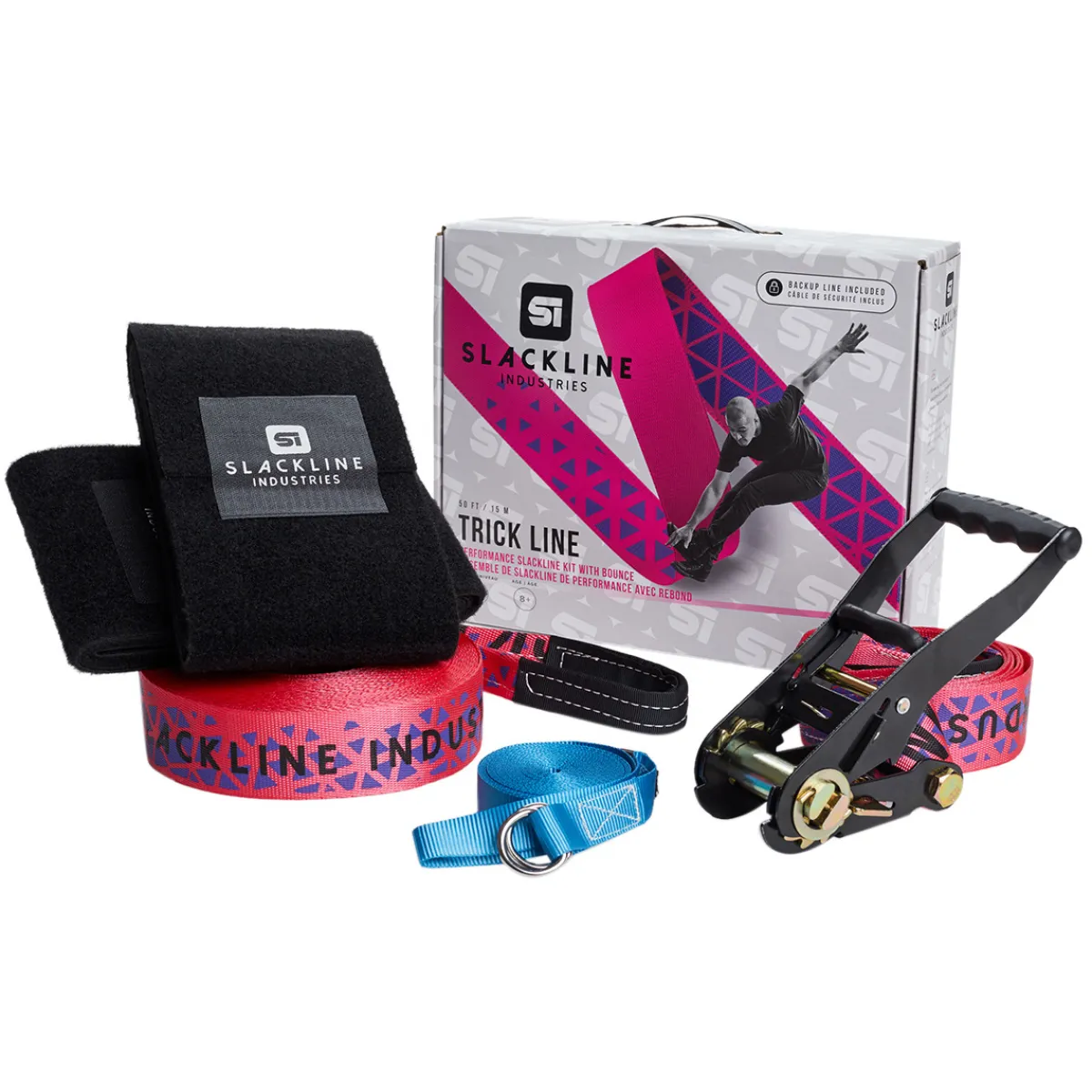 Best SLACKLINE Trick Line 50 ft - Kit 000