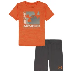 New UNDER ARMOUR KIDS Twist - Little Boys' Athletic T-Shirt and Shorts Set 622