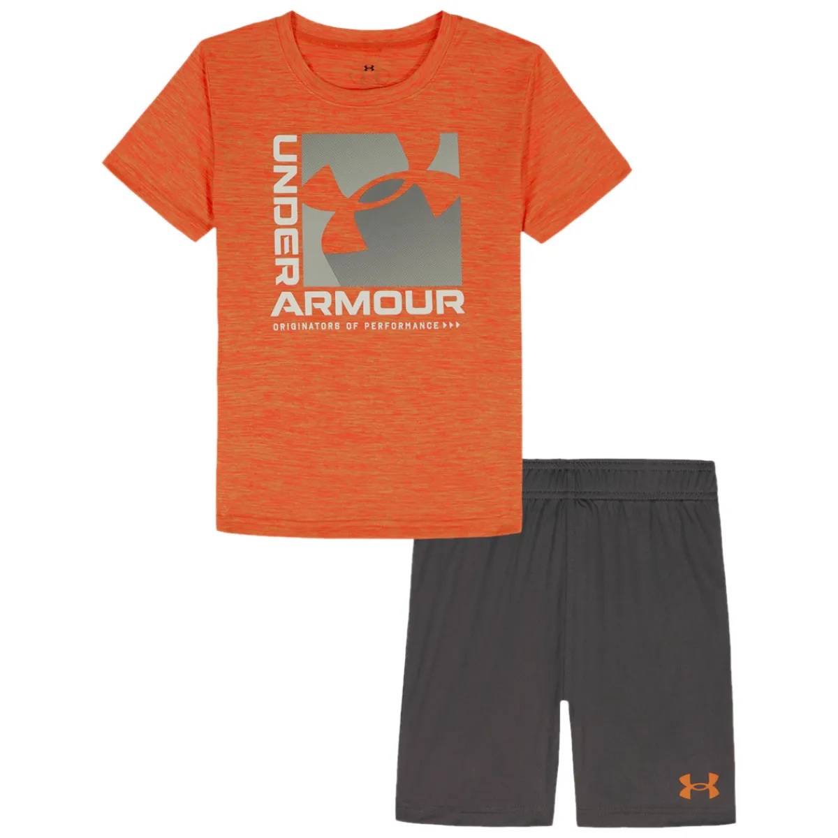 New UNDER ARMOUR KIDS Twist - Little Boys' Athletic T-Shirt and Shorts Set 622