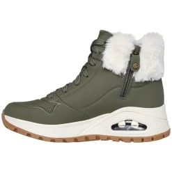 Women SKECHERS Boots^Uno Rugged Fall Air - Women's Fashion Boots