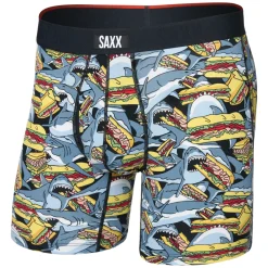 Sale SAXX Vibe Xtra - Men's Fitted Boxer Shorts SSG