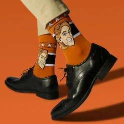 MAJOR LEAGUE SOCKS Hockey^Wayne Gretzky All Stars NHL - Adult Caricature Crew Socks