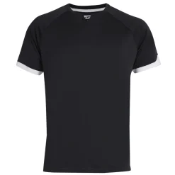 Clearance LOTTO Wesburn - Men's Soccer Jersey BLACK