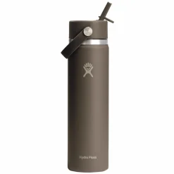 HYDRO FLASK Water Bottles^Wide Mouth Flex Straw 24 oz - Insulated Bottle with Retractable Straw Cap
