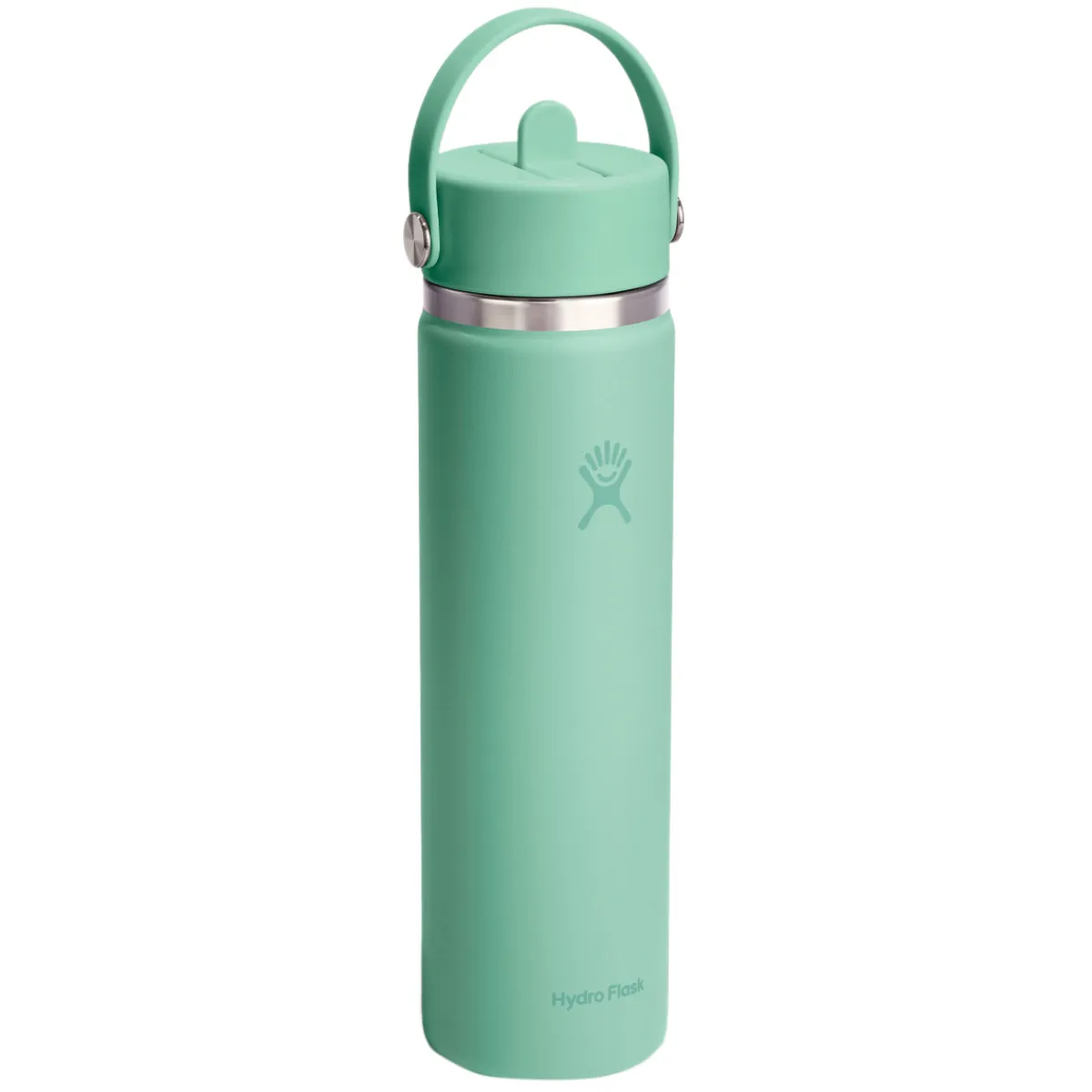 HYDRO FLASK Water Bottles^Wide Mouth Flex Straw 24 oz - Insulated Bottle with Retractable Straw Cap