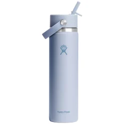 HYDRO FLASK Water Bottles^Wide Mouth Flex Straw 24 oz - Insulated Bottle with Retractable Straw Cap