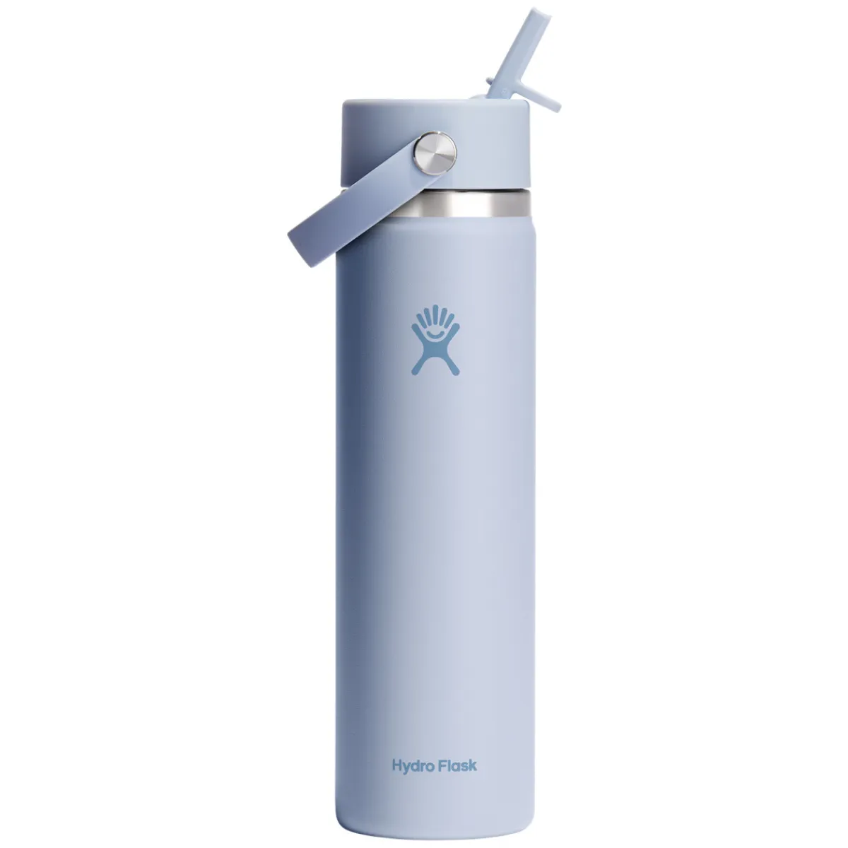 HYDRO FLASK Water Bottles^Wide Mouth Flex Straw 24 oz - Insulated Bottle with Retractable Straw Cap