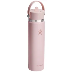 HYDRO FLASK Water Bottles^Wide Mouth Flex Straw 24 oz - Insulated Bottle with Retractable Straw Cap
