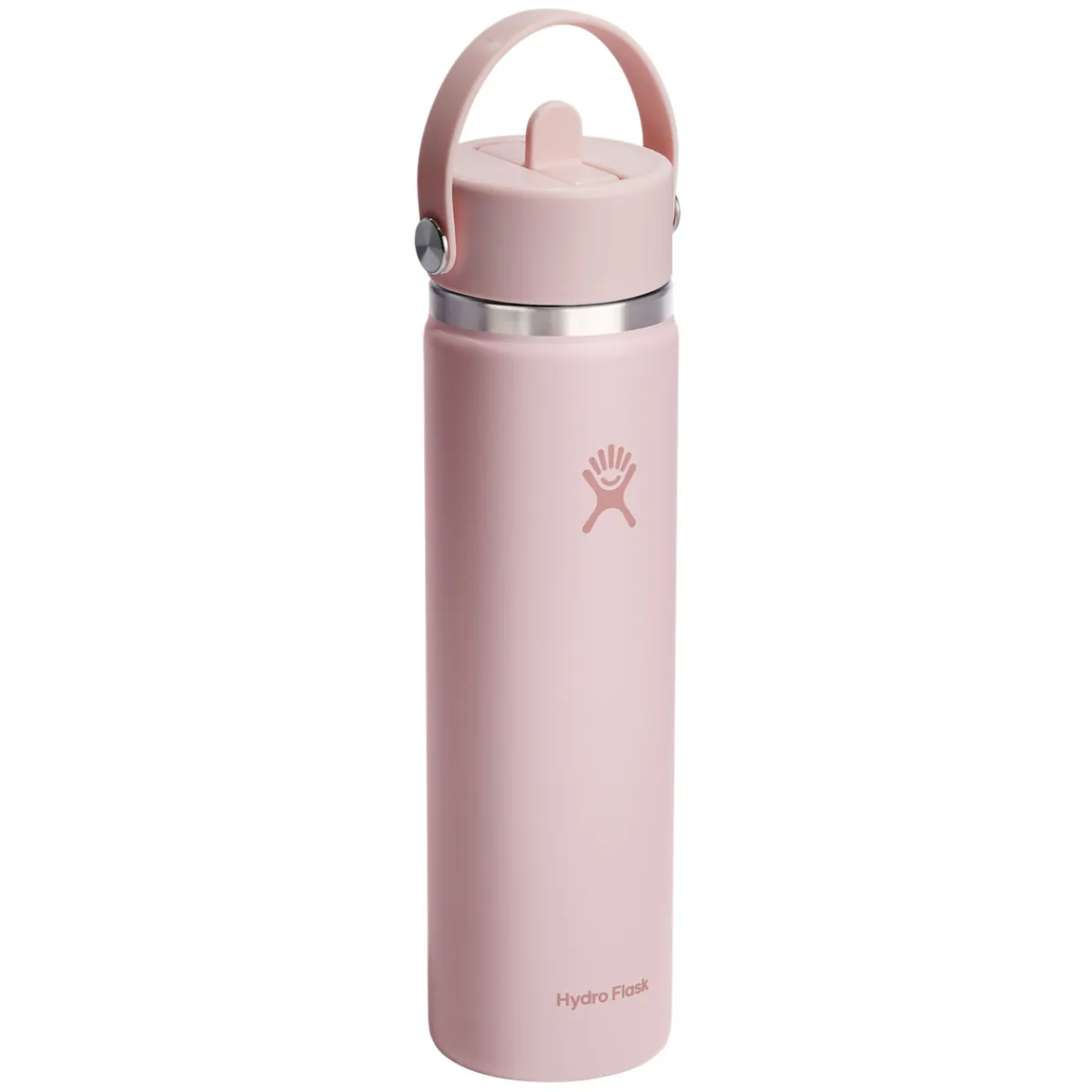 HYDRO FLASK Water Bottles^Wide Mouth Flex Straw 24 oz - Insulated Bottle with Retractable Straw Cap