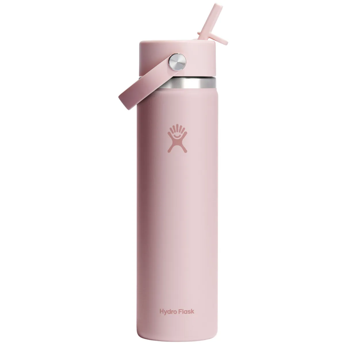 HYDRO FLASK Water Bottles^Wide Mouth Flex Straw 24 oz - Insulated Bottle with Retractable Straw Cap