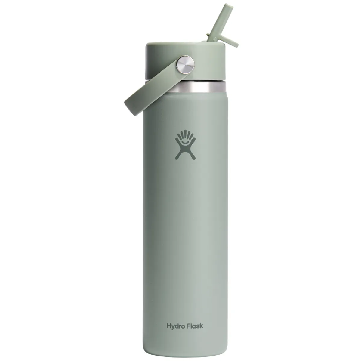 HYDRO FLASK Water Bottles^Wide Mouth Flex Straw 24 oz - Insulated Bottle with Retractable Straw Cap
