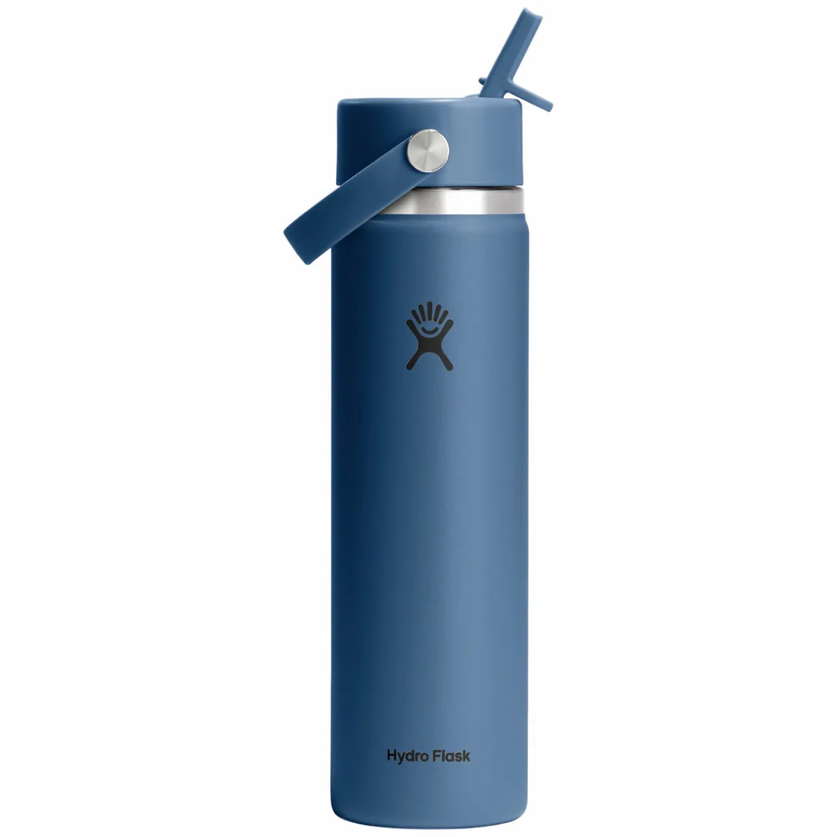 HYDRO FLASK Water Bottles^Wide Mouth Flex Straw 24 oz - Insulated Bottle with Retractable Straw Cap