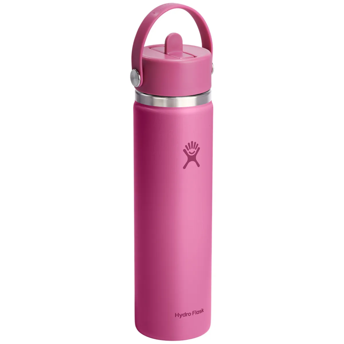 HYDRO FLASK Water Bottles^Wide Mouth Flex Straw 24 oz - Insulated Bottle with Retractable Straw Cap