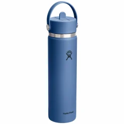 HYDRO FLASK Water Bottles^Wide Mouth Flex Straw 24 oz - Insulated Bottle with Retractable Straw Cap