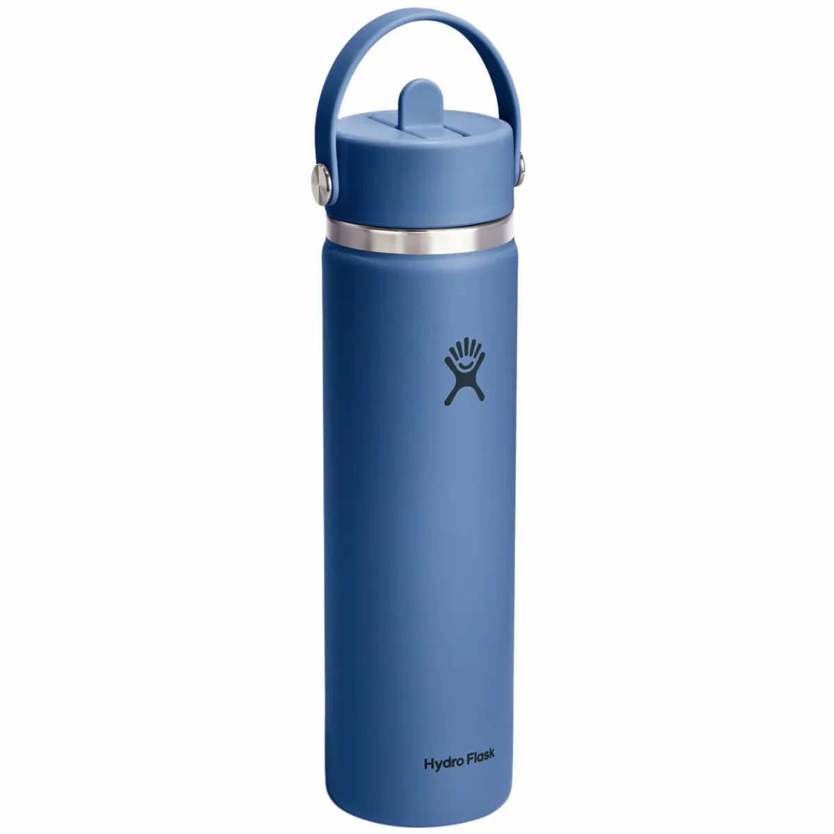 HYDRO FLASK Water Bottles^Wide Mouth Flex Straw 24 oz - Insulated Bottle with Retractable Straw Cap