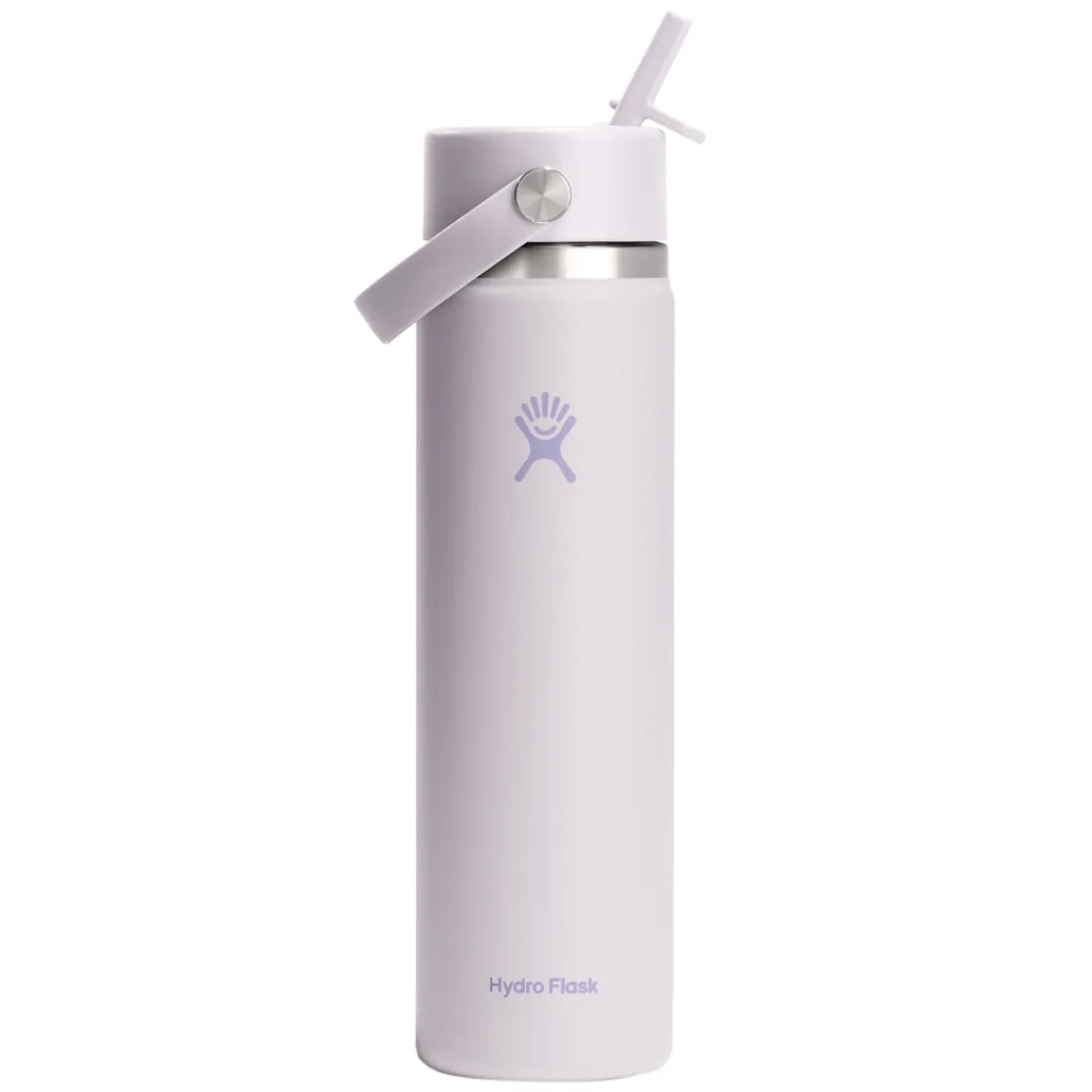 HYDRO FLASK Water Bottles^Wide Mouth Flex Straw 24 oz - Insulated Bottle with Retractable Straw Cap