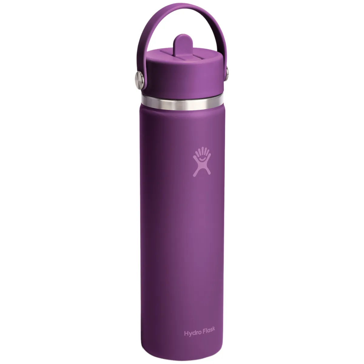 HYDRO FLASK Water Bottles^Wide Mouth Flex Straw 24 oz - Insulated Bottle with Retractable Straw Cap