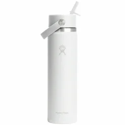 HYDRO FLASK Water Bottles^Wide Mouth Flex Straw 24 oz - Insulated Bottle with Retractable Straw Cap