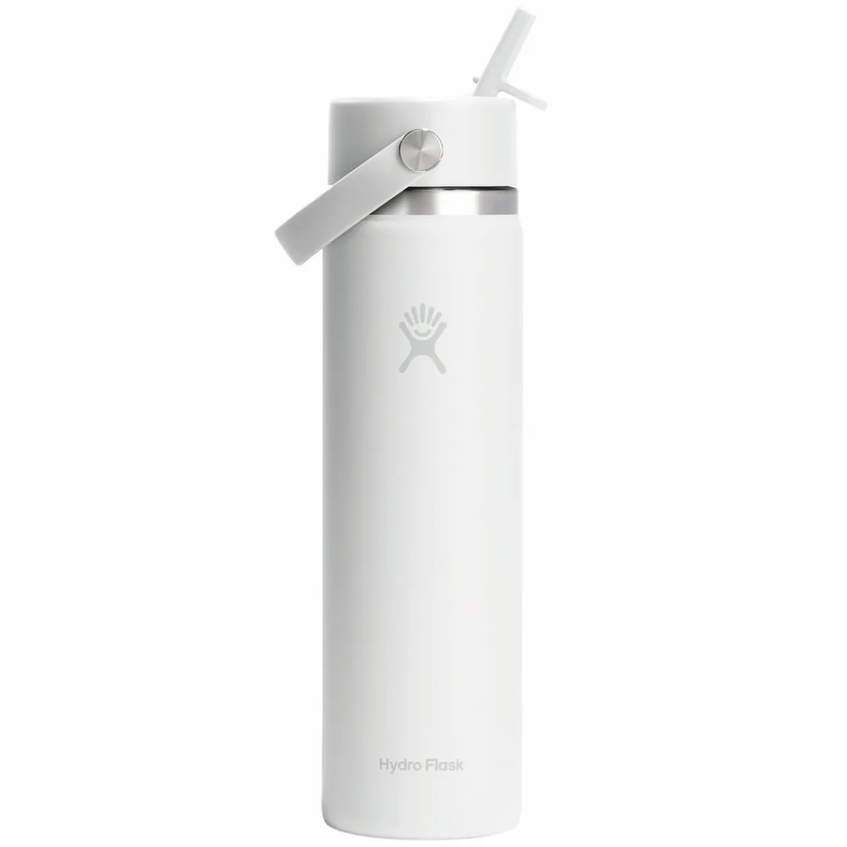 HYDRO FLASK Water Bottles^Wide Mouth Flex Straw 24 oz - Insulated Bottle with Retractable Straw Cap