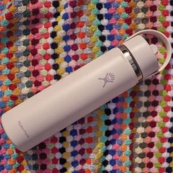 HYDRO FLASK Water Bottles^Wide Mouth Flex Straw 24 oz - Insulated Bottle with Retractable Straw Cap