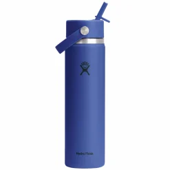 HYDRO FLASK Water Bottles^Wide Mouth Flex Straw 24 oz - Insulated Bottle with Retractable Straw Cap