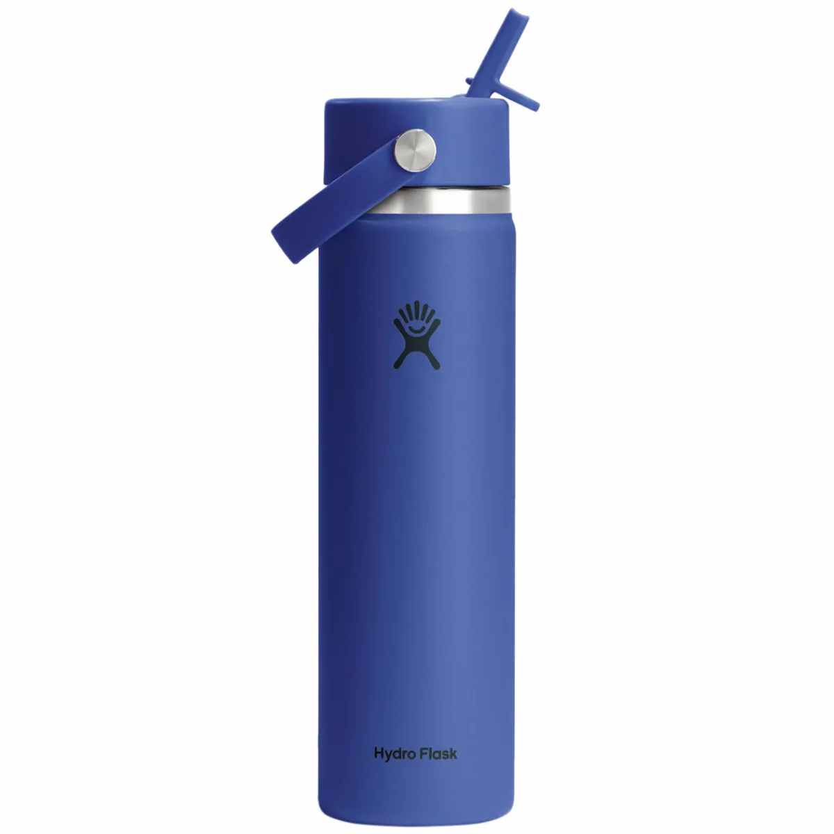 HYDRO FLASK Water Bottles^Wide Mouth Flex Straw 24 oz - Insulated Bottle with Retractable Straw Cap