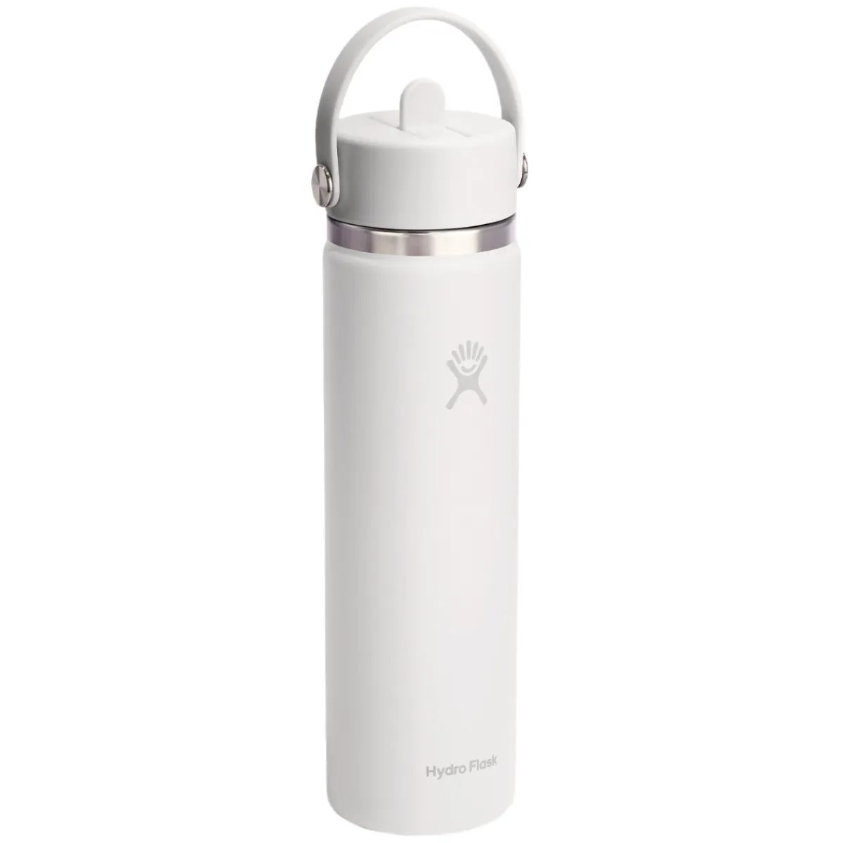 HYDRO FLASK Water Bottles^Wide Mouth Flex Straw 24 oz - Insulated Bottle with Retractable Straw Cap