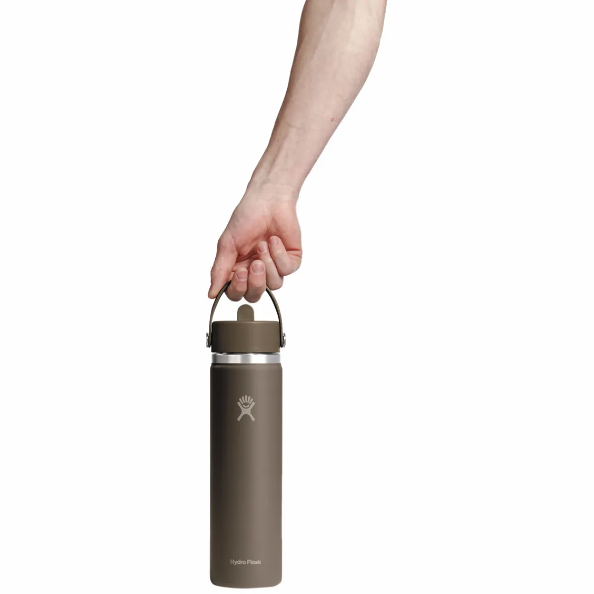 HYDRO FLASK Water Bottles^Wide Mouth Flex Straw 24 oz - Insulated Bottle with Retractable Straw Cap