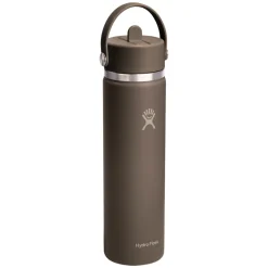 HYDRO FLASK Water Bottles^Wide Mouth Flex Straw 24 oz - Insulated Bottle with Retractable Straw Cap
