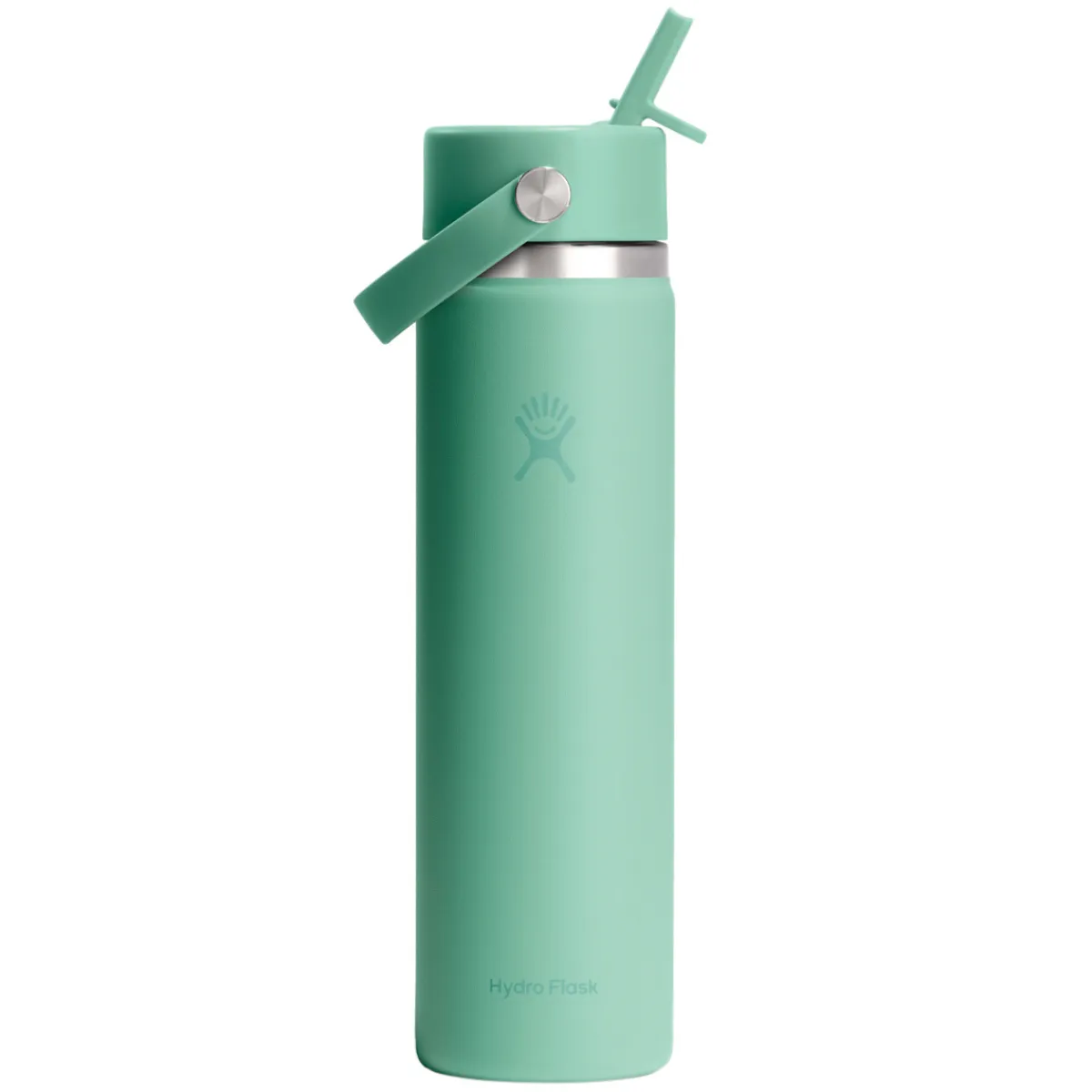 HYDRO FLASK Water Bottles^Wide Mouth Flex Straw 24 oz - Insulated Bottle with Retractable Straw Cap