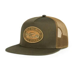 Discount HOOKÉ Wild Salmon Wild Rivers Trucker - Men's Adjustable Cap DOS