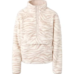 Women RIPZONE Mid-Season And Aerobic Jackets^Woolly - Women's Half-Snap Sweater