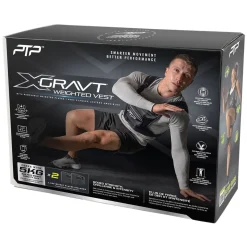 PTP Trail Running Accessories|Weights And Dumbbells^XGravt Combo 5 kg - Adult Weighted Running Vest
