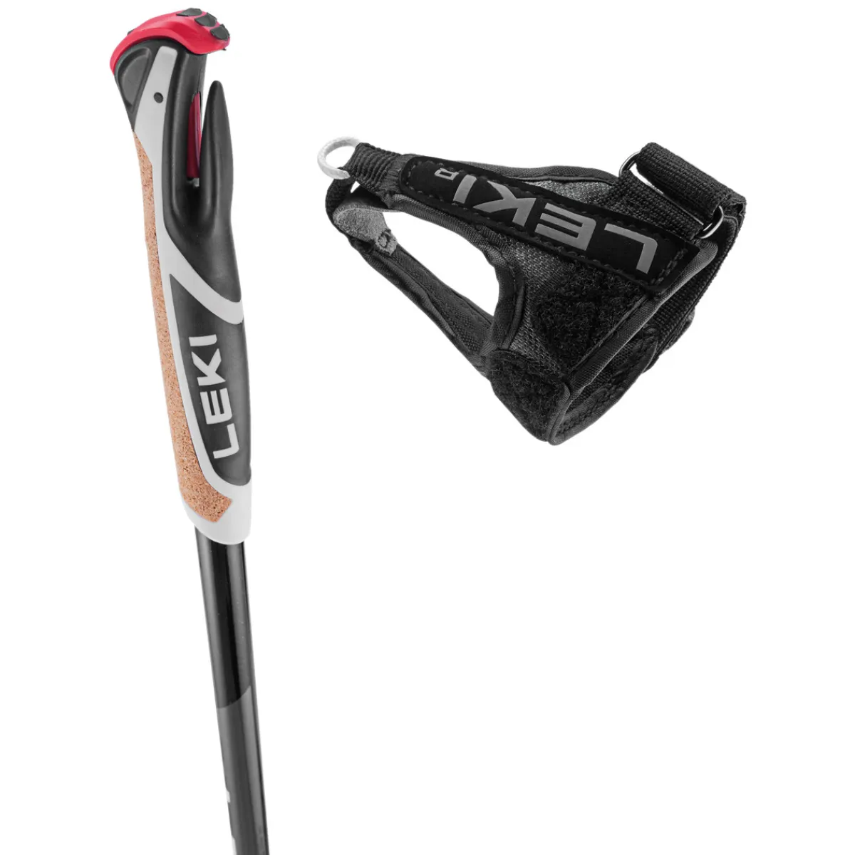 Best LEKI XTA 5.5 - Adult Cross-Country Ski Poles BLACK