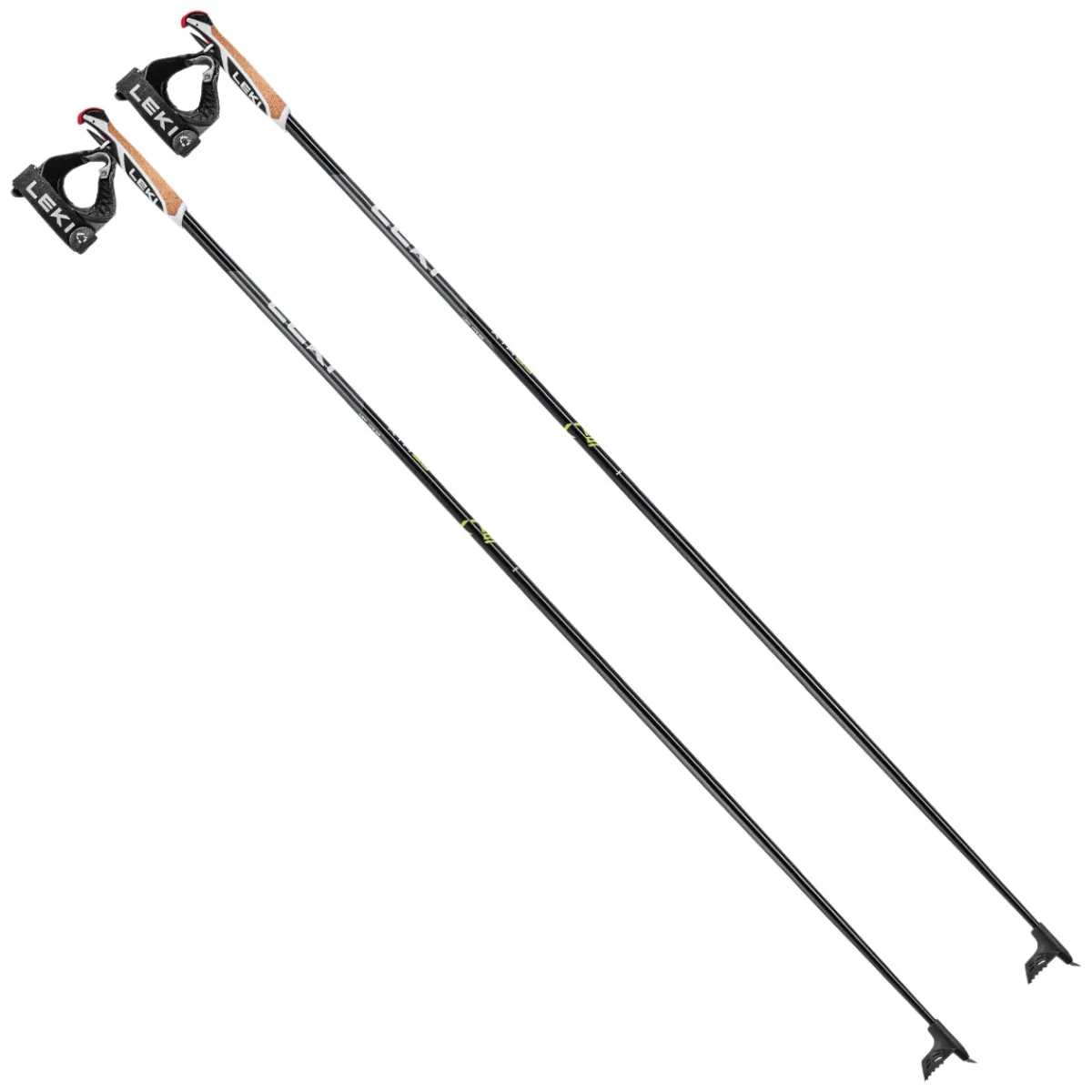 Best LEKI XTA 5.5 - Adult Cross-Country Ski Poles BLACK